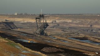 Link to Video | North Rhine-Westphalia, Germany, quarry, environmental effects, Garzweiler surface mine, Rhenish lignite mining area, bucket-wheel excavator, mining, pollution, surface mining, industrial sector, environmental protection