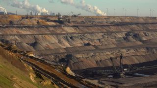 Link to Video | North Rhine-Westphalia, Germany, quarry, environmental effects, Garzweiler surface mine, Rhenish lignite mining area, bucket-wheel excavator, mining, pollution, surface mining, industrial sector, environmental protection