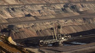 Link to Video | North Rhine-Westphalia, Germany, quarry, environmental effects, Garzweiler surface mine, Rhenish lignite mining area, bucket-wheel excavator, mining, pollution, surface mining, industrial sector, environmental protection