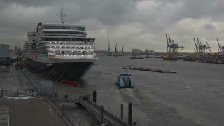 Link to Video | Hamburg, maritime transport, million city, Elbe, Hamburg Cruise Center Altona, cruise, sea voyage, metropolis, port settlement, mode of transport, sea shipping, Port of Hamburg, cruise ship, river, passenger ship terminal, transport, cruise line