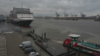 Link to Video | Hamburg, maritime transport, million city, Elbe, Hamburg Cruise Center Altona, cruise, sea voyage, metropolis, port settlement, mode of transport, sea shipping, Port of Hamburg, cruise ship, river, passenger ship terminal, transport, cruise line