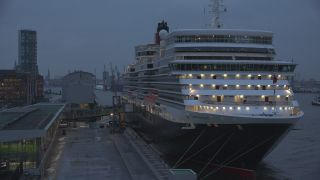 Link to Video | Hamburg, maritime transport, million city, Elbe, Hamburg Cruise Center Altona, cruise, sea voyage, metropolis, port settlement, mode of transport, sea shipping, Port of Hamburg, cruise ship, river, passenger ship terminal, transport, cruise line