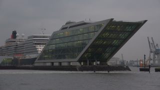 Link to Video | Hamburg, maritime transport, million city, Elbe, Hamburg Cruise Center Altona, cruise, sea voyage, metropolis, port settlement, mode of transport, sea shipping, Port of Hamburg, cruise ship, river, passenger ship terminal, transport, cruise line