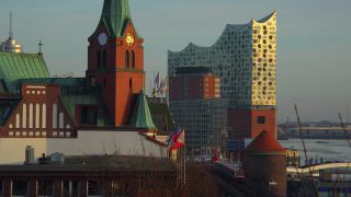 Link to Video | concert hall, Hamburg, concert hall, tourist destination, architecture, big city, million city, Germany, tourist attraction, Elbphilharmonie, Hanseatic city, architectural structure