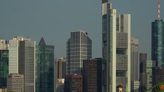 Link to Video | financial centre, Hesse, big city, Main, Frankfurt am Main, high-rise building, Bankenviertel, river, city, Frankfurt Rhine-Main Metropolitan Region