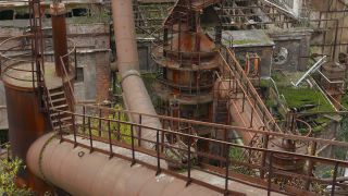 Link to Video | ruins, Saarland, Völklingen Ironworks, facility, Völklingen, industrial heritage site, Germany, steel mill, ruinous