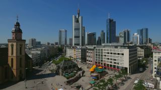 Link to Video | financial centre, Hesse, big city, Frankfurt am Main, Germany, city