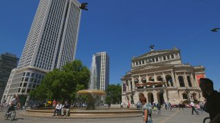 Link to Video | financial centre, Hesse, big city, Frankfurt am Main, Germany, city