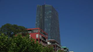 Link to Video | financial centre, Hesse, big city, Frankfurt am Main, Germany, city, central bank, European Central Bank