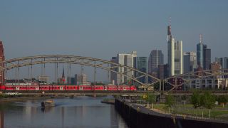 Link to Video | financial centre, Hesse, big city, Frankfurt am Main, Germany, city, central bank, European Central Bank