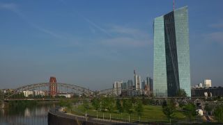 Link to Video | financial centre, Hesse, big city, Frankfurt am Main, Germany, city, central bank, European Central Bank