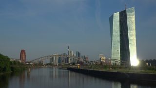 Link to Video | financial centre, Hesse, big city, Frankfurt am Main, Germany, city, central bank, European Central Bank