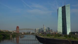 Link to Video | financial centre, Hesse, big city, Frankfurt am Main, Germany, city, central bank, European Central Bank