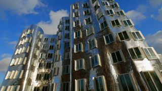 Link to Video | North Rhine-Westphalia, architecture, Düsseldorf, Germany, human-made geographic feature, architectural structure, Neuer Zollhof