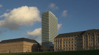 Link to Video | North Rhine-Westphalia, big city, Düsseldorf, Germany, Rhine