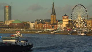 Link to Video | North Rhine-Westphalia, big city, Düsseldorf, Germany, Rhine