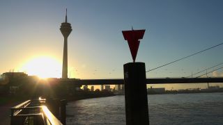 Link to Video | North Rhine-Westphalia, big city, Düsseldorf, Germany, Rhine