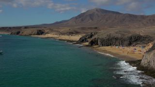 Link to Video | landscape, vacation, tourist destination, paid leave, sea, leisure, Lanzarote, Spain, beach, Tourist, tourism, tourist, Canary Islands, paid time off, nature, coast, Atlantic Ocean