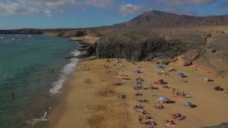 Link to Video | landscape, vacation, tourist destination, paid leave, sea, leisure, Lanzarote, Spain, beach, Tourist, tourism, tourist, Canary Islands, paid time off, nature, coast, Atlantic Ocean