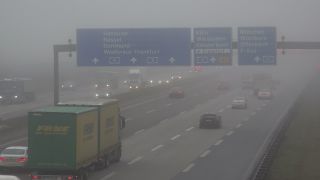Link to Video | danger, mode of transport, road, fog, transport infrastructure, vehicle, traffic, controlled-access highway, travel, transport