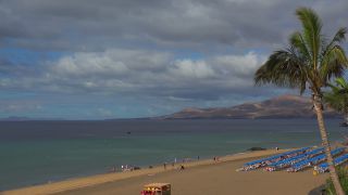 Link to Video | vacation, tourist destination, paid leave, sea, leisure, deckchair, seawater, recreation, Puerto del Carmen, Spain, beach, Visa Waiver Program, tourism, tourist, Canary Islands, travel, paid time off, Atlantic Ocean