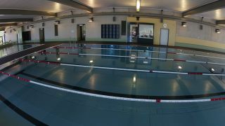 Link to Video | sports venue, swimming place, architecture, swimming pool, swimming center, swimming, indoor swimming pool, leisure facility, water sport, human-made geographic feature, architectural structure