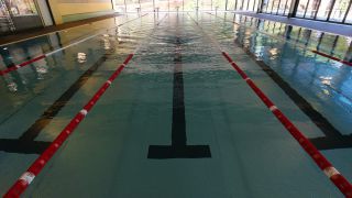 Link to Video | sports venue, swimming place, architecture, swimming pool, swimming center, swimming, indoor swimming pool, leisure facility, water sport, human-made geographic feature, architectural structure