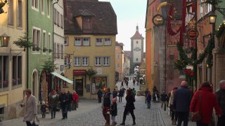 Link to Video | Middle Franconia, tourist destination, Rothenburg ob der Tauber, Germany, Christmas, city, tourist attraction, Christmas decoration, Advent, point of interest, Bavaria