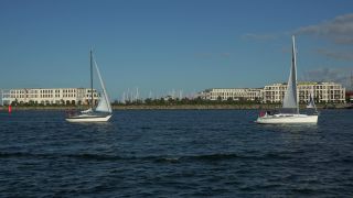 Link to Video | Mecklenburg-Western Pomerania, tourist destination, maritime transport, Germany, Rostock, Warnemünde, boat, river, port, tourism, Baltic Sea