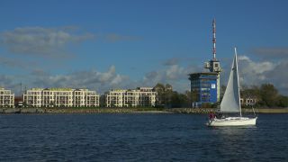 Link to Video | Mecklenburg-Western Pomerania, tourist destination, maritime transport, Germany, Rostock, Warnemünde, boat, river, port, tourism, Baltic Sea