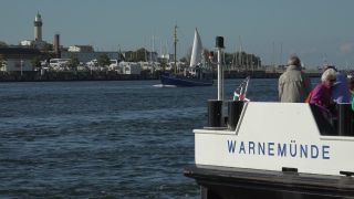 Link to Video | Mecklenburg-Western Pomerania, tourist destination, maritime transport, Germany, Rostock, Warnemünde, boat, river, port, tourism, Baltic Sea