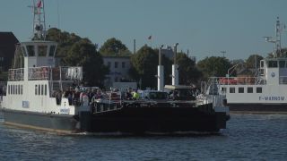 Link to Video | Mecklenburg-Western Pomerania, tourist destination, maritime transport, Germany, Rostock, Warnemünde, boat, river, port, tourism, Baltic Sea