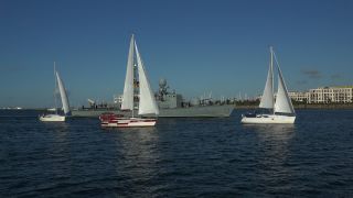 Link to Video | Mecklenburg-Western Pomerania, tourist destination, maritime transport, Germany, Rostock, Warnemünde, boat, river, port, tourism, Baltic Sea