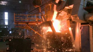 Link to Video | economy, Germany, steel mill, industry, steelmaking, heavy industry, industrial sector
