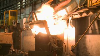 Link to Video | economy, Germany, steel mill, industry, steelmaking, heavy industry, industrial sector