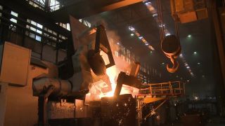 Link to Video | economy, Germany, steel mill, industry, steelmaking, heavy industry, industrial sector