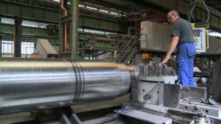 Link to Video | economy, Germany, steel mill, industry, steelmaking, heavy industry, industrial sector