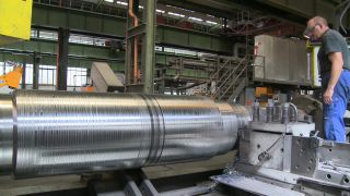 Link to Video | economy, Germany, steel mill, industry, steelmaking, heavy industry, industrial sector