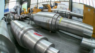 Link to Video | economy, Germany, steel mill, industry, steelmaking, heavy industry, industrial sector