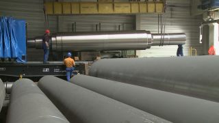 Link to Video | economy, Germany, steel mill, industry, steelmaking, heavy industry, industrial sector
