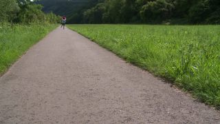 Link to Video | roller skate, landscape, leisure, sport, woman, Aktivität, trail, Rollerskates, nature, joy