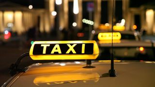 Link to Video | light source, motor car, Germany, lighting, taxi service, night, Berlin, transport, taxi