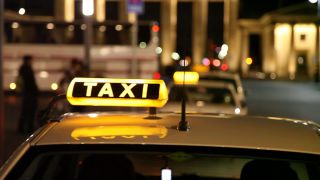Link to Video | light source, motor car, Germany, lighting, taxi service, night, Berlin, transport, taxi