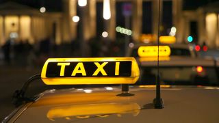 Link to Video | light source, motor car, Germany, lighting, taxi service, night, Berlin, transport, taxi