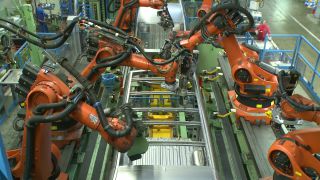 Link to Video | robot, manufacturing, automotive industry, mechanical assembly, assembly line, production, industrial sector, factory