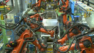 Link to Video | robot, manufacturing, automotive industry, mechanical assembly, assembly line, production, industrial sector, factory