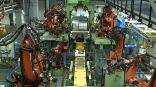 Link to Video | robot, manufacturing, automotive industry, mechanical assembly, assembly line, production, industrial sector, factory