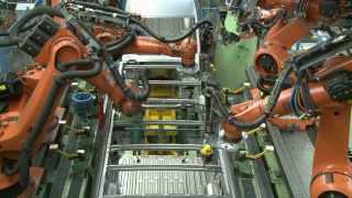 Link to Video | robot, manufacturing, automotive industry, mechanical assembly, assembly line, production, industrial sector, factory