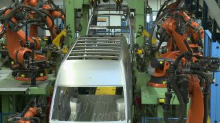 Link to Video | robot, manufacturing, automotive industry, mechanical assembly, assembly line, production, industrial sector, factory