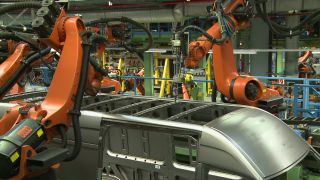 Link to Video | robot, manufacturing, automotive industry, mechanical assembly, assembly line, production, industrial sector, factory
